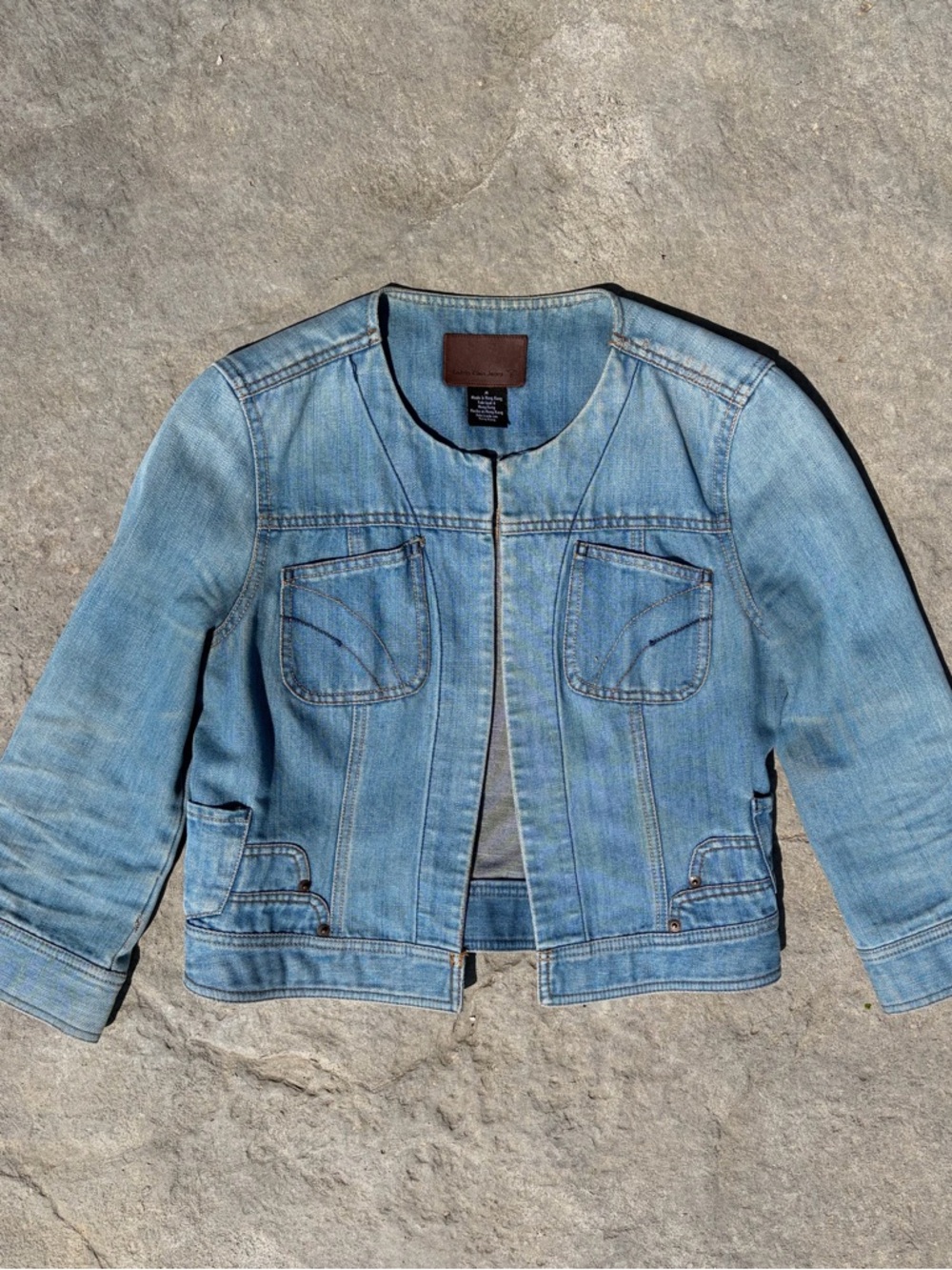 Vintage Calvin Klein Jeans Light Blue Denim Jacket - Women's